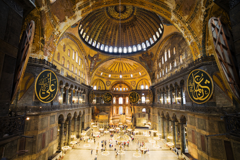 Interiér Hagia Sofia